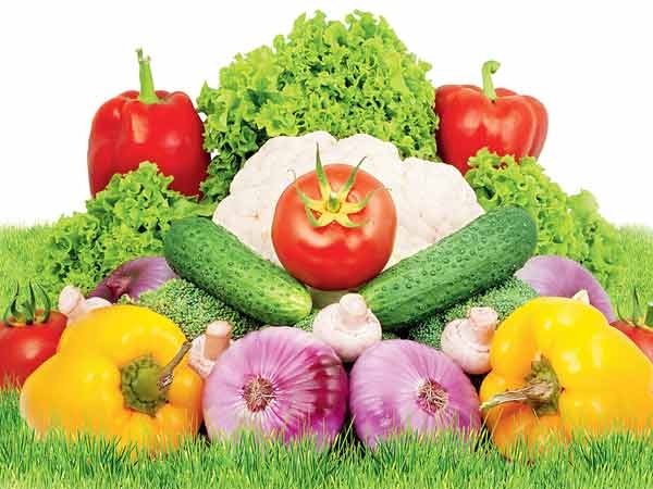 Summer Vegetables Chart