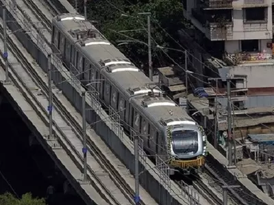 Mumbai Metro Trial Run