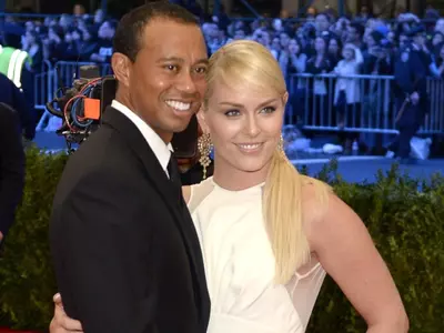 Tiger Woods and Lindsay Vonn Party at Poker Bash