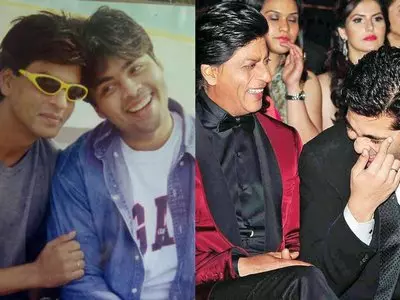 Shah Rukh Khan and Karan Johar Then and Now