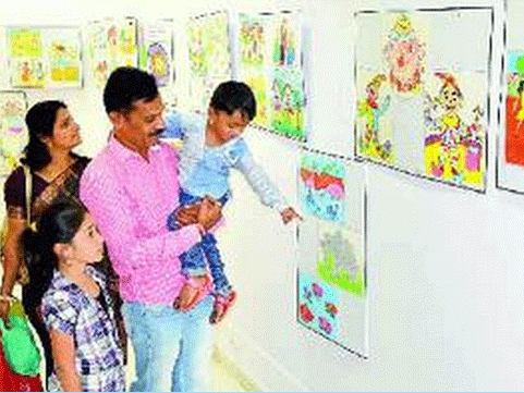 Young Talent on Display at Art Exhibition