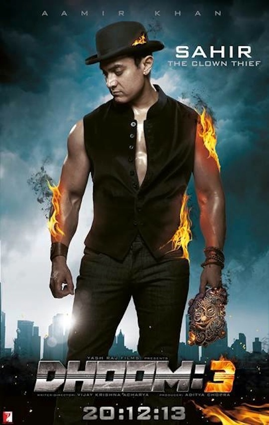 Aamir Khan As Sahir In Dhoom 3 First Look Indiatimes