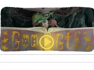 Google Halloween Doodle