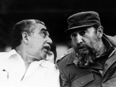 Garcia Marquez and Fidel Castro