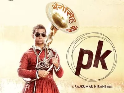Aamir Khan in PK poster