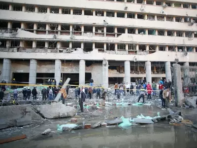 Large Explosion Hits Cairo Police Headquarters