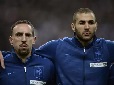 Franck Ribery and Karim Benzema