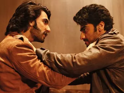 Arjun Kapoor and Ranveer Singh in Gunday