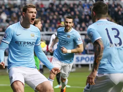 Man City Ride Newcastle Storm to Go Top