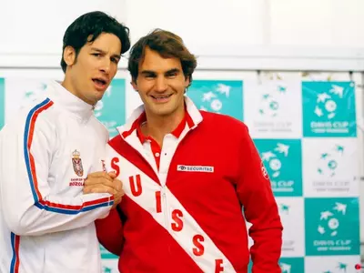 Ilija Bozoljac, Roger Federer