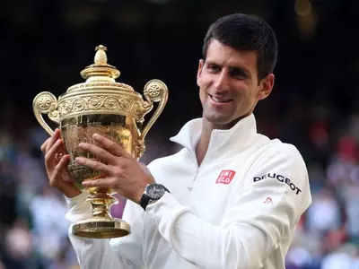 Novak Djokovic beat Roger Federer 6-7 6-4 7-6 5-7 7-5 in the epic Wimbledon final at the All England Club.