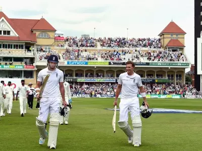 Joe Root and James Anderson added 198 for the final wicket, surpassing the previous record held by Phil Hughes and Ashton Agar in 2013 at Trent Bridge.