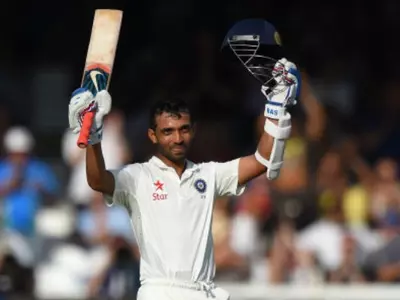Ajinkya Rahane scored 103 against England on the opening day of the Lord's Test