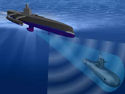Autonomous Unmanned Anti-Submarine Vessel