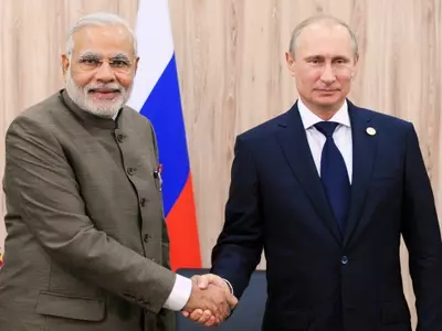 Prime Minister Narendra Modi, Russian President Vladimir Putin