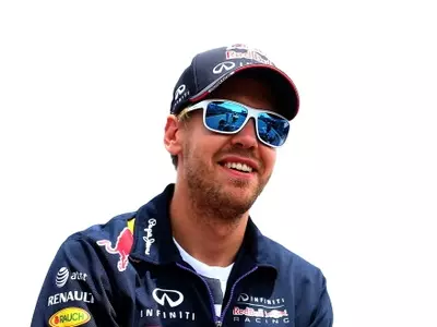 Sebastian Vettel said he was very lucky to escape being hit at high speed when Felipe Massa and Sergio Perez collided.