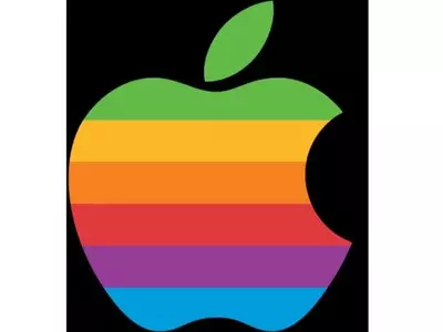 apple logo old