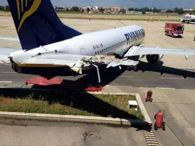 Ryanair Jets Collide At London Airport