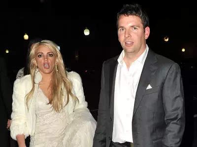 Britney Stuns In Silver Dress At Sister's Wedding