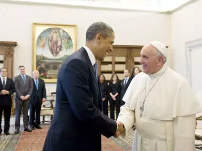 US President Barack Obama, Pope Francis