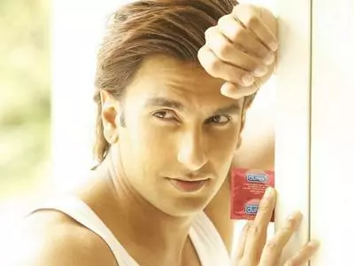 Ranveer Singh in Durex condom ad