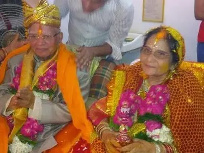 ND Tiwari Gets Married