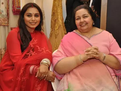 Rani Mukerji and Pamela Chopra