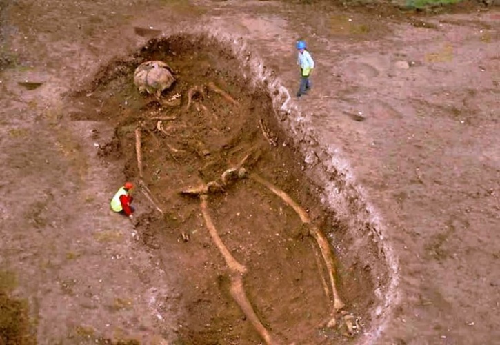 giant skeletons found