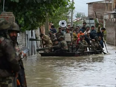 Massive Rescue Operations On in Flood-Hit Areas of J&K