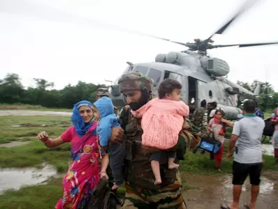 Over 76,500 Evacuated in Flood-Hit Kashmir