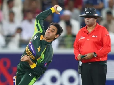 Saeed Ajmal was also reported for a suspect action in 2009 before being cleared by the ICC (AFP)