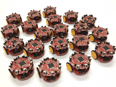 Robots Replicate Swarming Beh