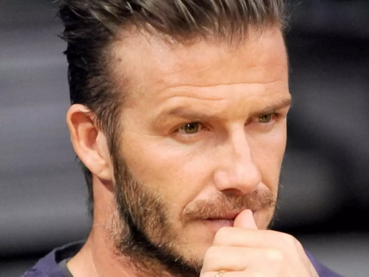 Former England star David Beckham Former England star David Beckham