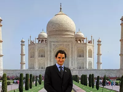 Roger Federer in India