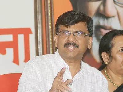 Sanjay Raut in a meeting in Delhi in Oct 2014. Image: TOI