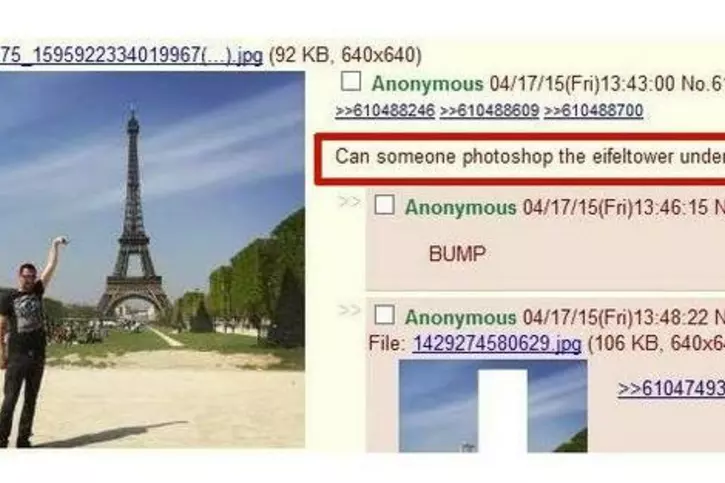 Man Asks People To Photoshop Eiffel Tower Under His Finger, Gets