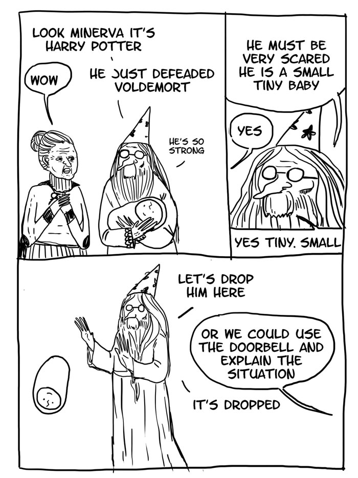 13 Hilarious Harry Potter Comics That Show Dumbledore Was Quite Dumb 8071