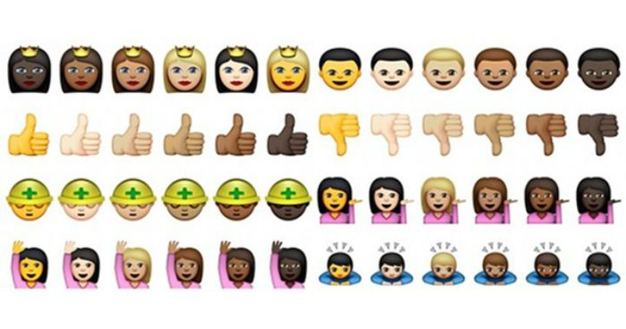 whatsapp has now introduced coloured emoji and there s def something