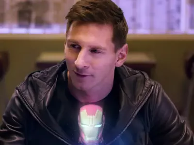 lionel messi as ironman
