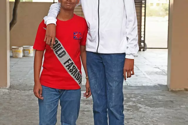 India's tallest schoolboy Yashwant Raut is 6ft 7in at 14 reveals