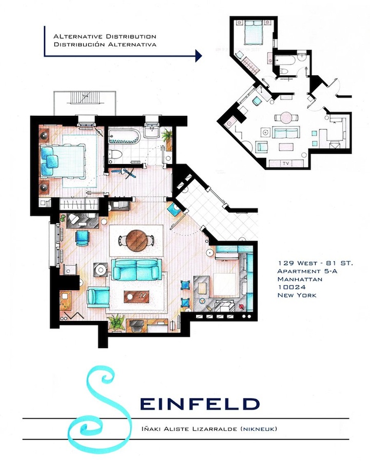 These Floor Plans Of Homes On Popular Tv Shows And Movies Is