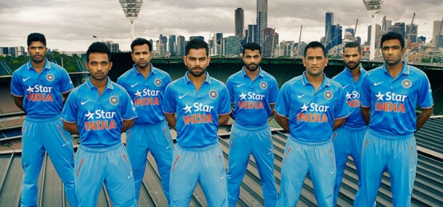 indian blue jersey