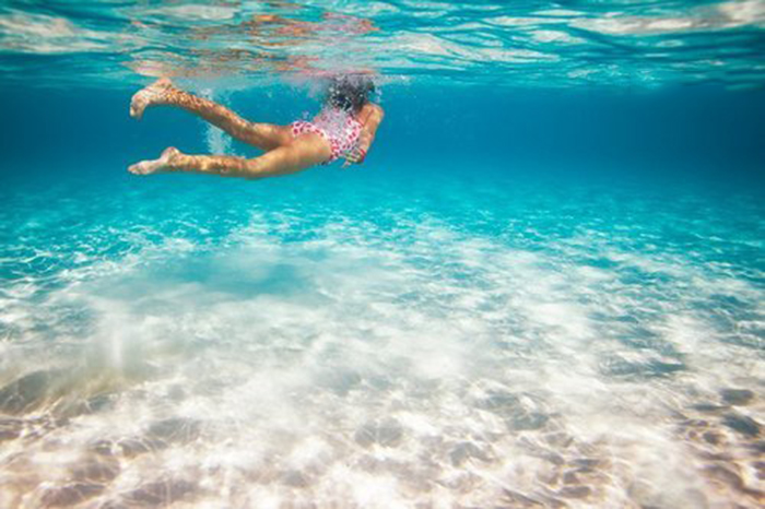 Image result for swimming in the sea