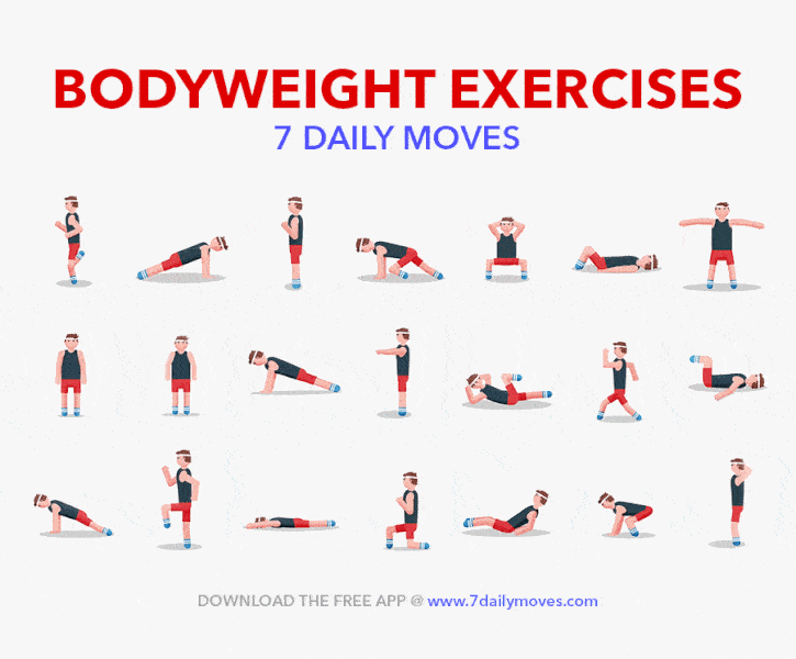 Here Are 7 Bodyweight Exercises That Will Help You Meet All Your ...