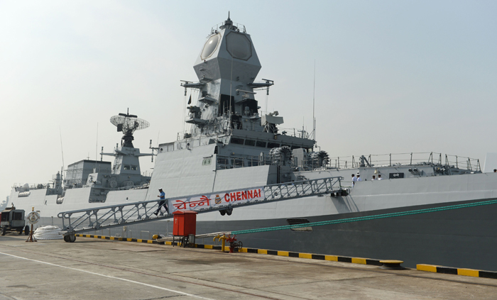 The Largest-Ever 'Made-In-India' Warship INS Chennai Commissioned At ...