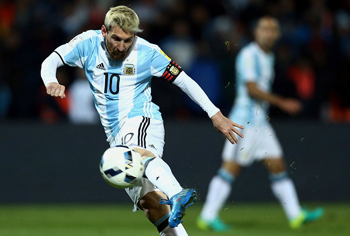 Blonde Lionel Messi Still As Lethal Scores For Argentina On