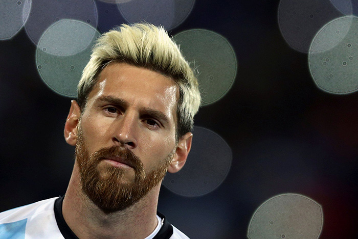 Blonde Lionel Messi Still As Lethal, Scores For Argentina 