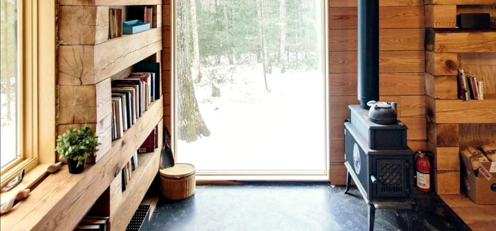 This Quaint Little Cabin In The Woods Near New York Is Every Book