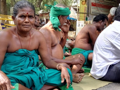 Tamil Nadu Farmers Protest