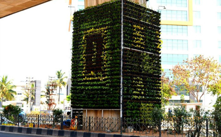 Garden City Bengaluru Is Going Green, Gets Its Second Vertical Garden